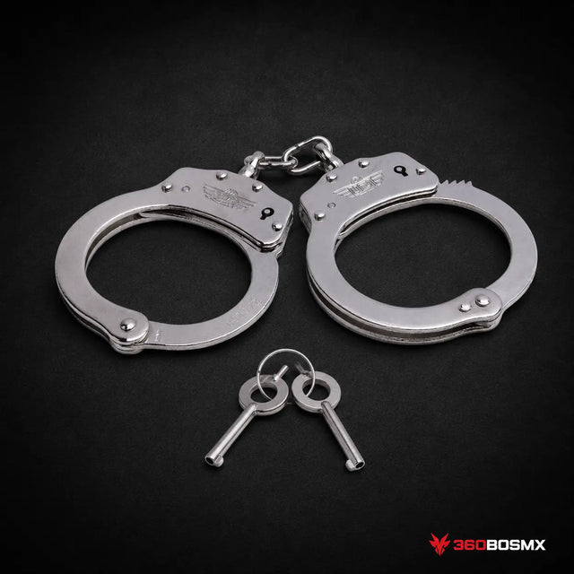 Esposas Metálicas HC111 con Dos Llaves – Plateado MP