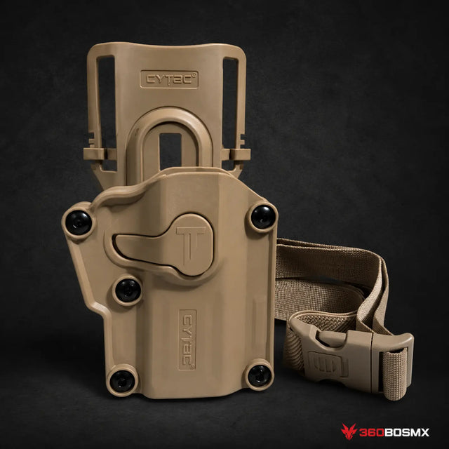 Funda Universal Cytac Segunda Generación con Piernera de 3 Pasos – Caqui