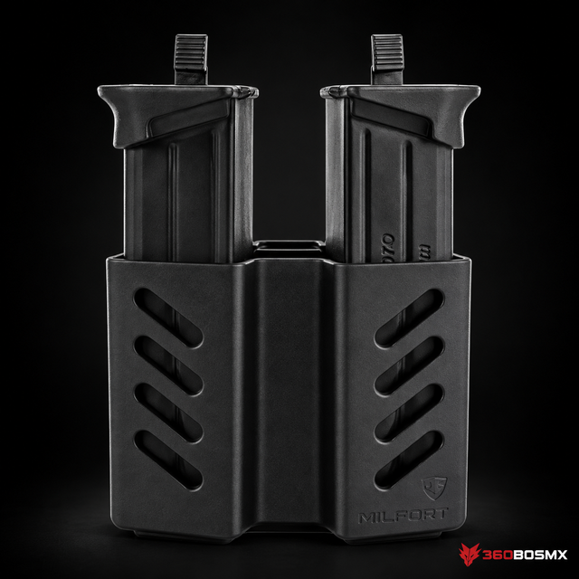 Portacargador Doble Milfort – Negro MP