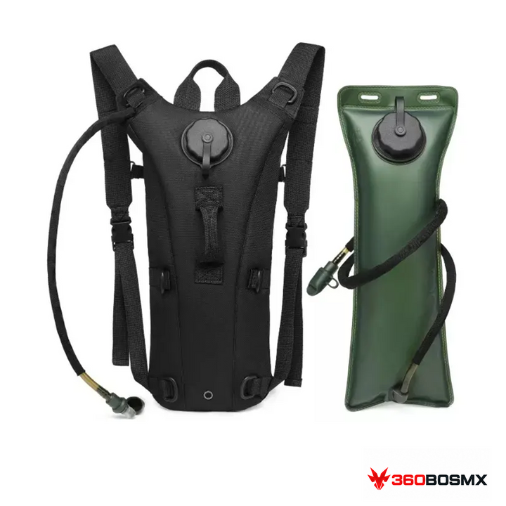 Mochila de hidratación JUTANG 131 con depósito de 3 L — Negro