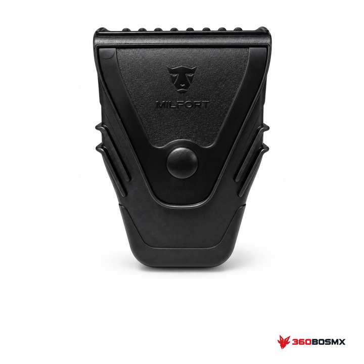 Porta esposas V2 Milfort — Negro sobre fondo blanco con logo 360BOSMX