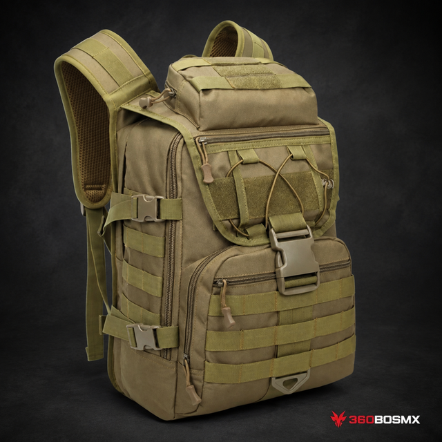 Mochila Táctica Militar Escuela 40 Lts Calidad Original Gjp Wz9900 - Negro#3 MP