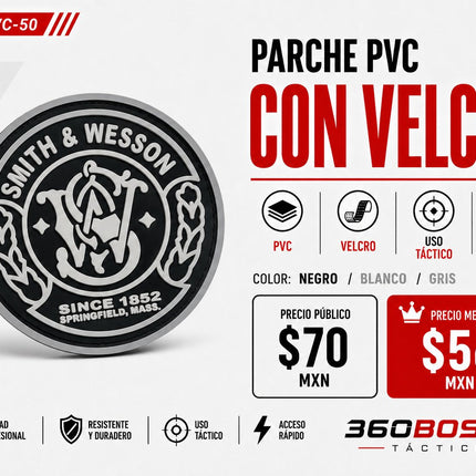 Parche PVC  c/ Velcro