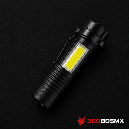 Mini Linterna Táctica LED COB 1200 lm con Clip – DT56