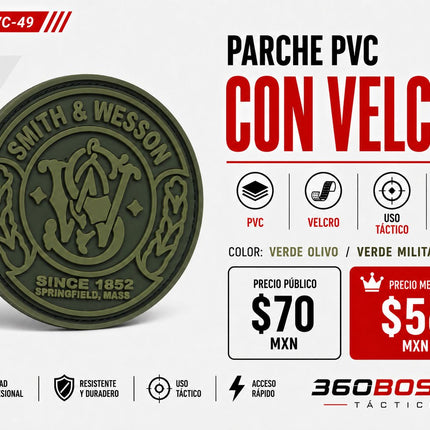 Parche PVC  c/ Velcro