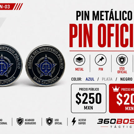 Pin Metalico Oficial