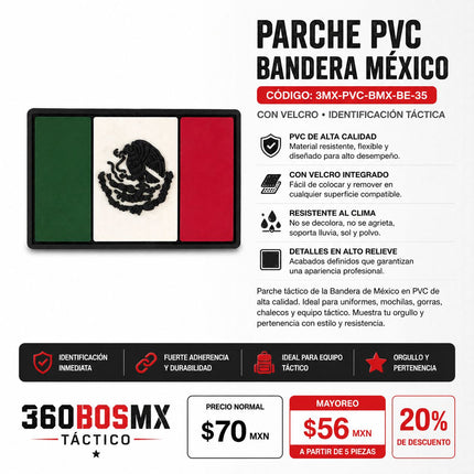 Parche PVC Bandera
