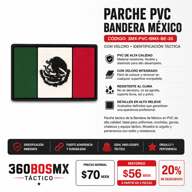 Parche PVC Bandera