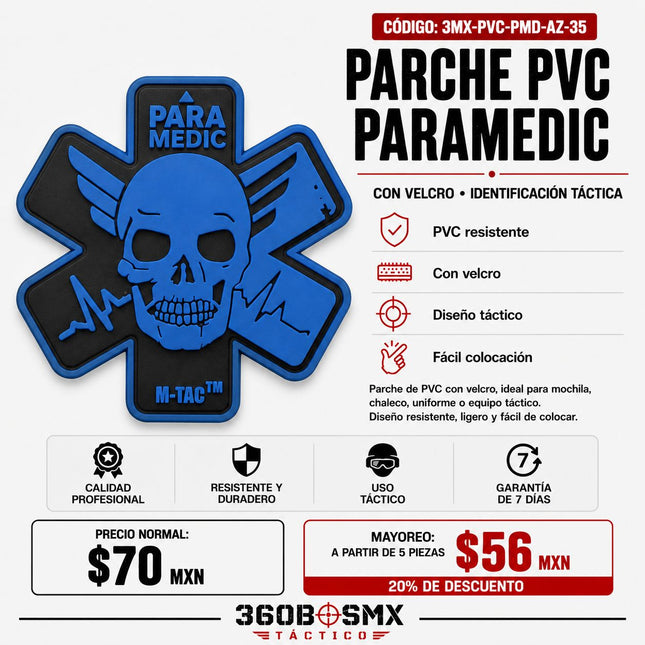 Parche PVC Paramedico