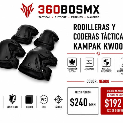 Rodilleras Coderas Tacticas