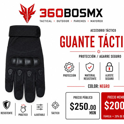 Guantes Tacticos Con Nudillo