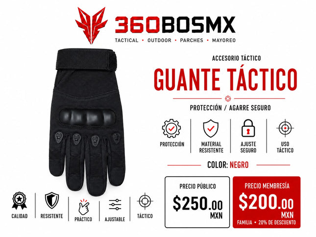 Guantes Tacticos Con Nudillo