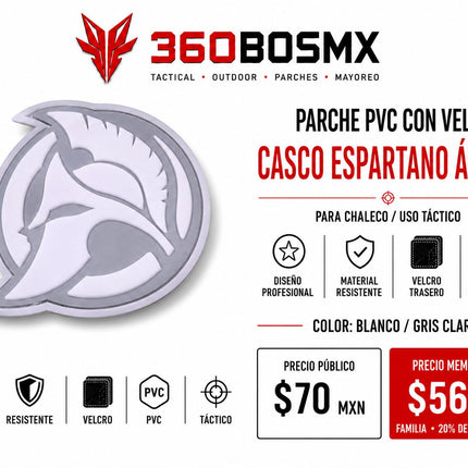Parche PVC c/ Velcro Espartano