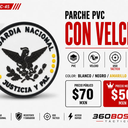 Parche PVC  c/ Velcro
