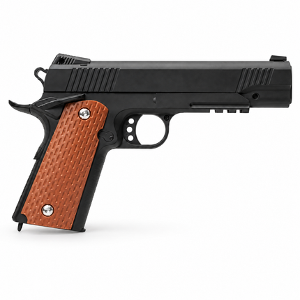 Pistola 1911 Airsoft 6mm negra sin logo