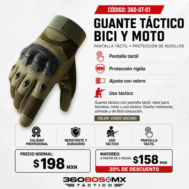 Guantes Tacticos Reforzados
