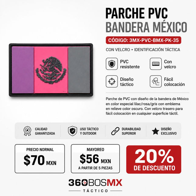 Parche PVC Bandera