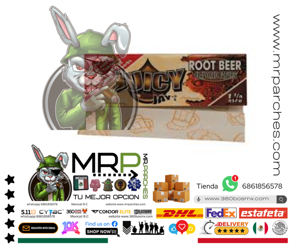 Papeleria  Juicy 1 1/4 Root Beer	3BMA052