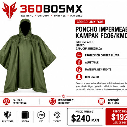 Poncho Impermeable