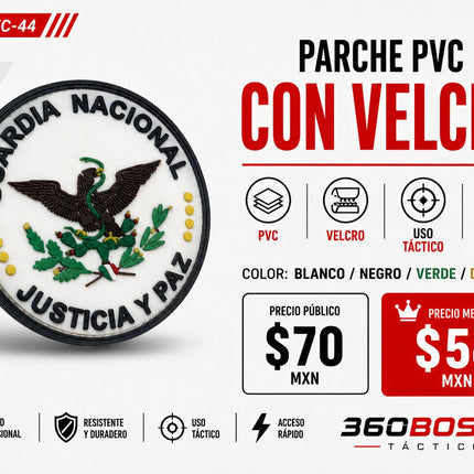 Parche PVC  c/ Velcro