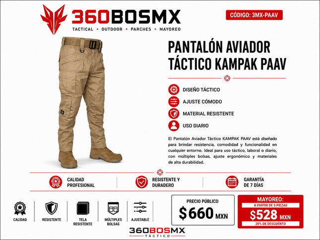 Pantalon Tactico Aviador