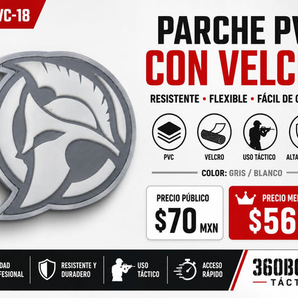 Parche PVC  c/ Velcro