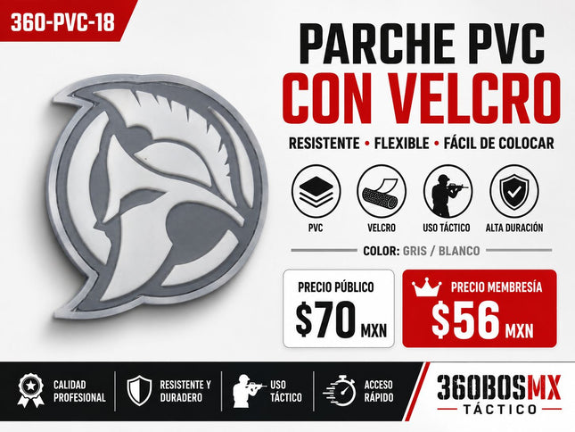 Parche PVC  c/ Velcro