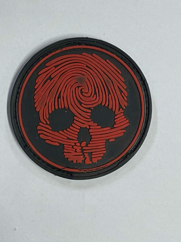 parche pvc c/velcro calavera 	XX0737	37