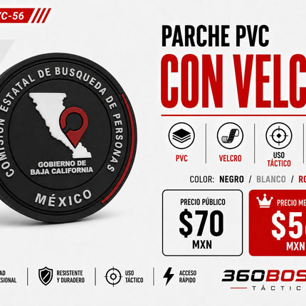 Parche PVC  c/ Velcro