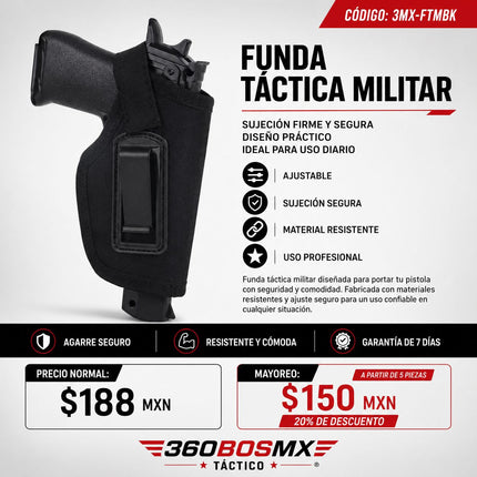 Funda Tactica Interna Oculta