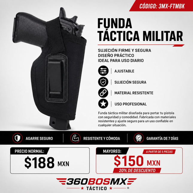 Funda Tactica Interna Oculta