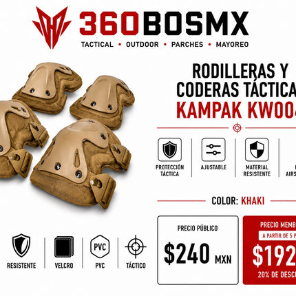Rodilleras Coderas Tacticas