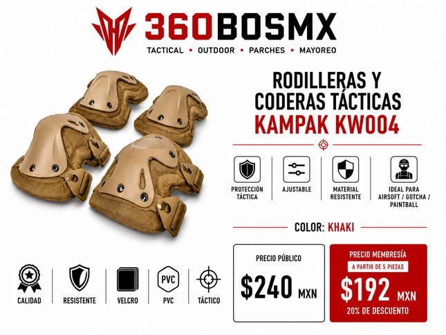 Rodilleras Coderas Tacticas