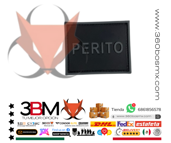 Parche PVC c/ Velcro Perito	PA0067	37