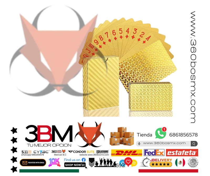 Cartas Oro Poker	128	3BM-0284 MP MM JD