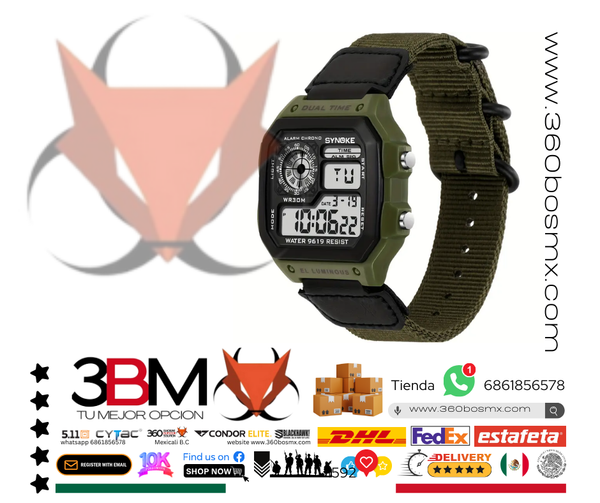 Reloj Tactico Verde	280	3BM-0347 JD MP  MM