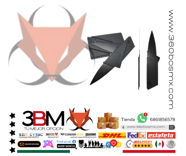 Tarjeta Navaja Tactica Oculta	80	3BM-0369 C24 JD MM MP