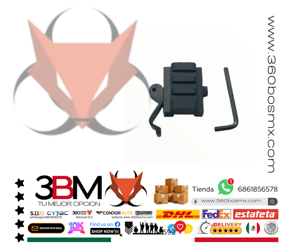 Adaptador Picatinny Riel	192	3BM-0172  A35  JD MM MP