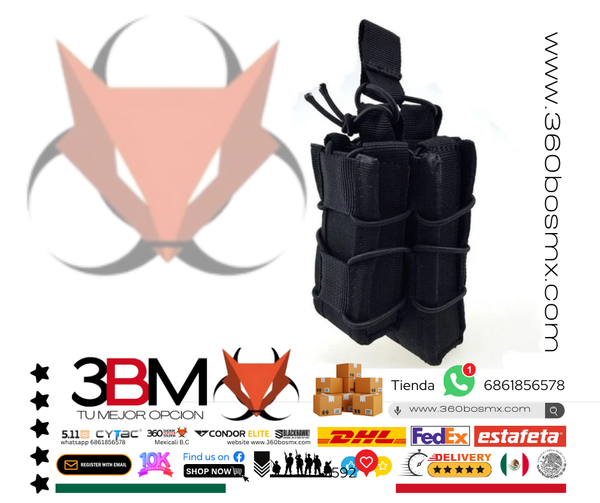 Porta Cargador Chaleco Molle	224	3BM-0123 D  JD MP MM