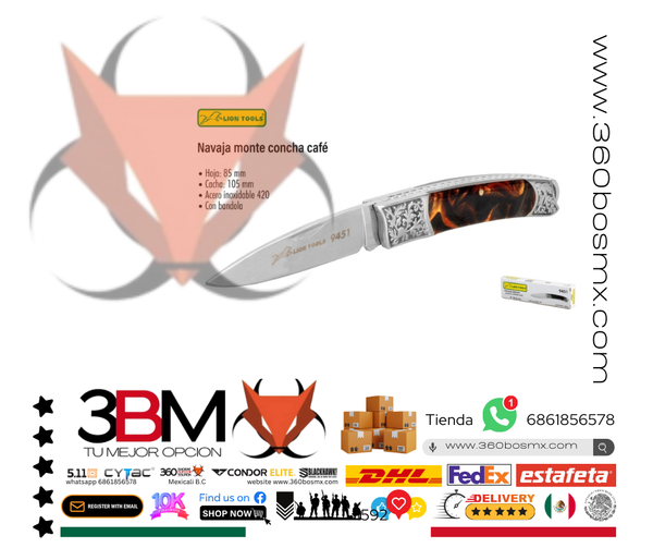 Navaja Herrmienta Cazador 9451	120	3BM-0389 JD MM