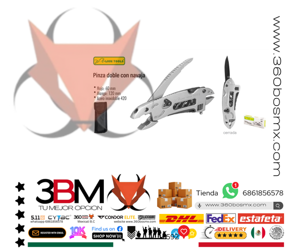 Navaja Cuchillo Herramienta Multiusos	310	3BM-0392JD MM