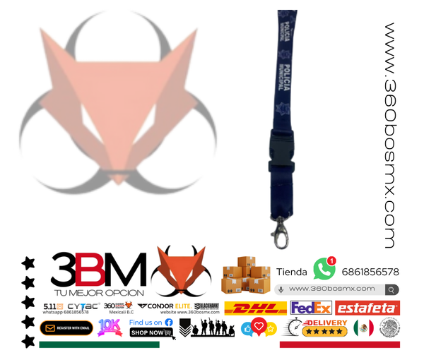 Porta Llaves Policia Municipal 	96	3BM-0411  JD MP