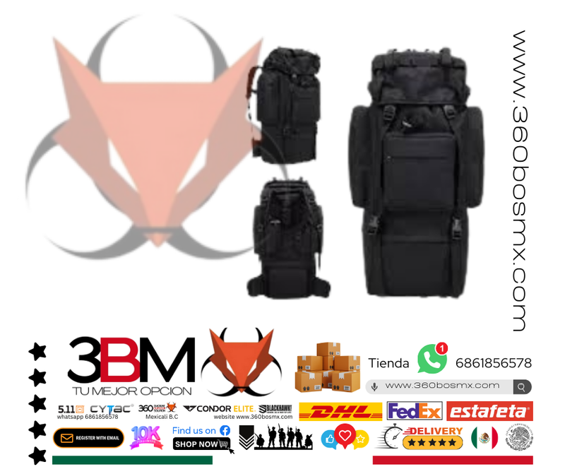 Mochila Militar 75L	1280	3BM-0428 MM JD MP