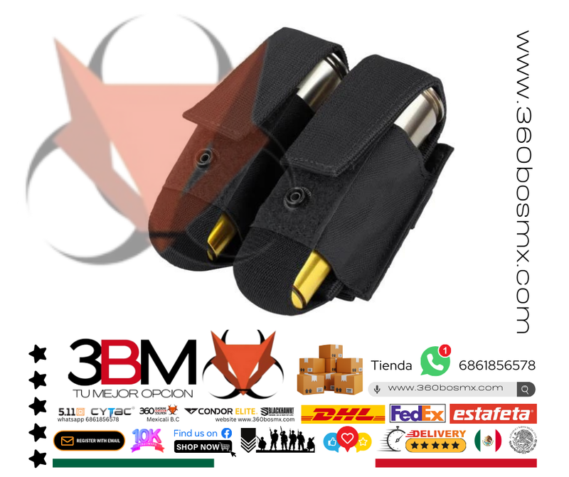 Condor Funda Doble Para 40mm Negro	3BMA126	600