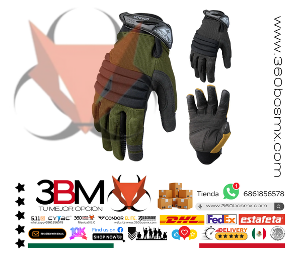 Condor Guantes Tacticos Talla 10 Negro 	3BMA131	750