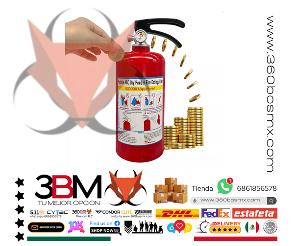 Extinguidor Alcancia Monedas	3BMA173	147