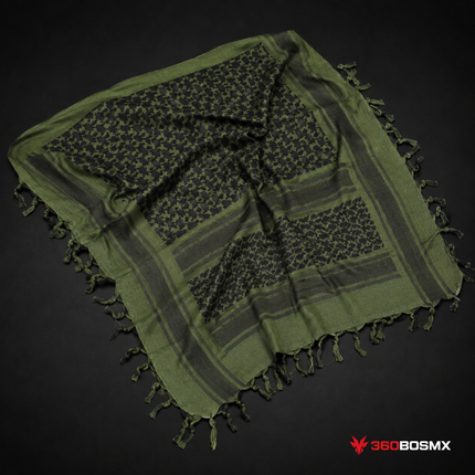Palestina Shemagh TT085 / X227 80% Algodón - Verde