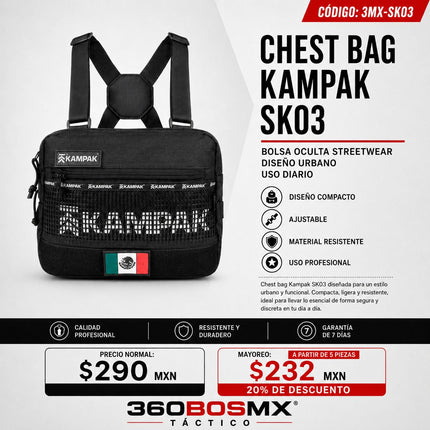 Pechera KAMPAK Negro