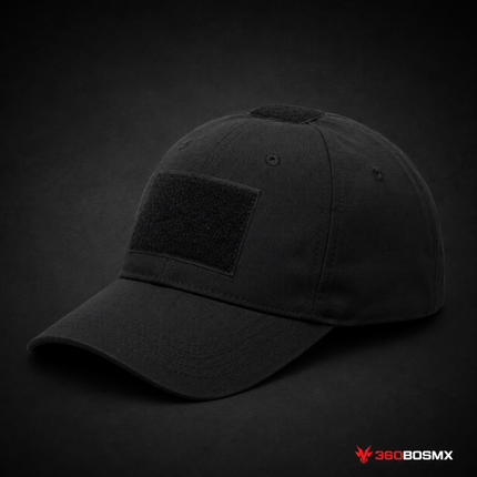 Gorra Táctica con Paneles BQM / MZ-016 - Negra