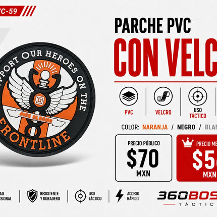 Parche PVC  c/ Velcro